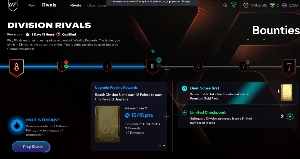 Transformation de Rivals et Champions