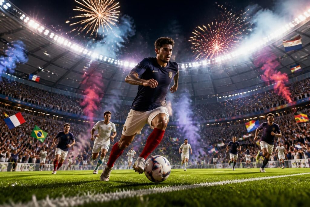 plongez dans ea sports fc 26 avec la coupe du monde, vivez l'intensité du tournoi et préparez-vous à conquérir le trophée ultime du football mondial.