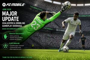 découvrez la mise à jour fc mobile de juin 2026 qui améliore la gestion des gardiens et des dribbles, intégrant les retours précieux des joueurs pour une expérience de jeu optimisée.
