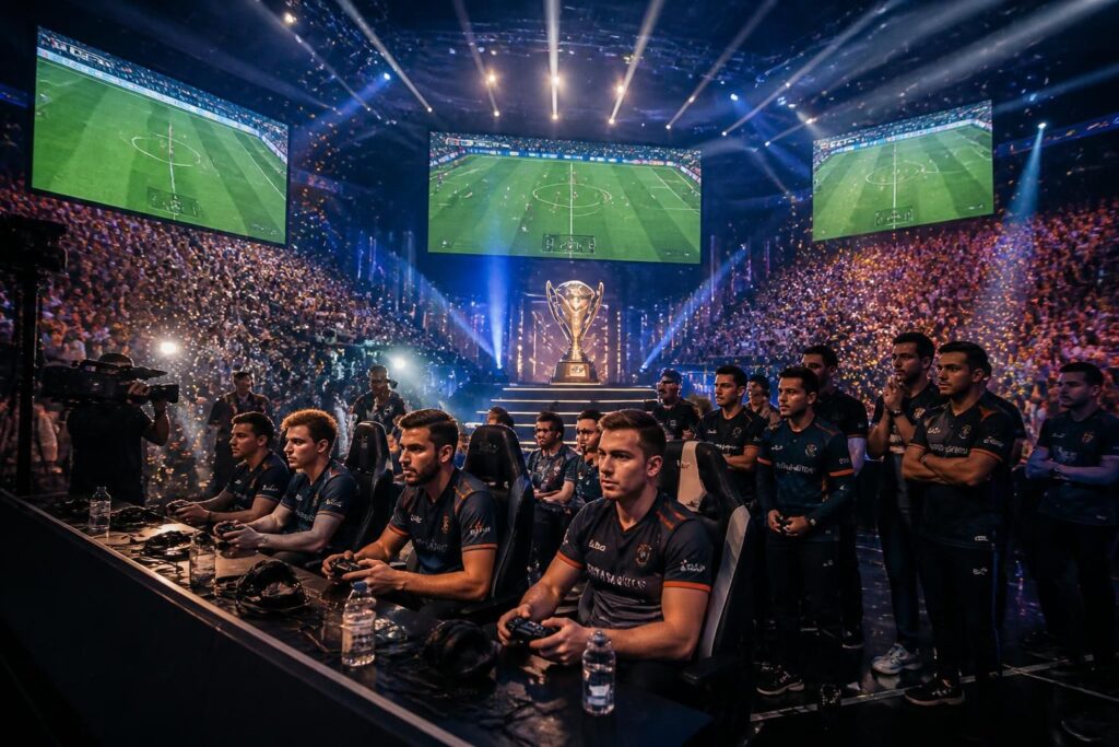 découvrez les finalistes de la coupe du monde d'e-sport 2026 sur ea sports fc 26, révélés après des play-ins intenses et décisifs.