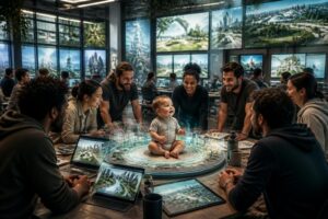 découvrez comment les développeurs d’ea sports fc 27 présentent the grounds, un monde ouvert évolutif au cœur de la communauté, symbolisant un bébé numérique prometteur et porteur d’optimisme.