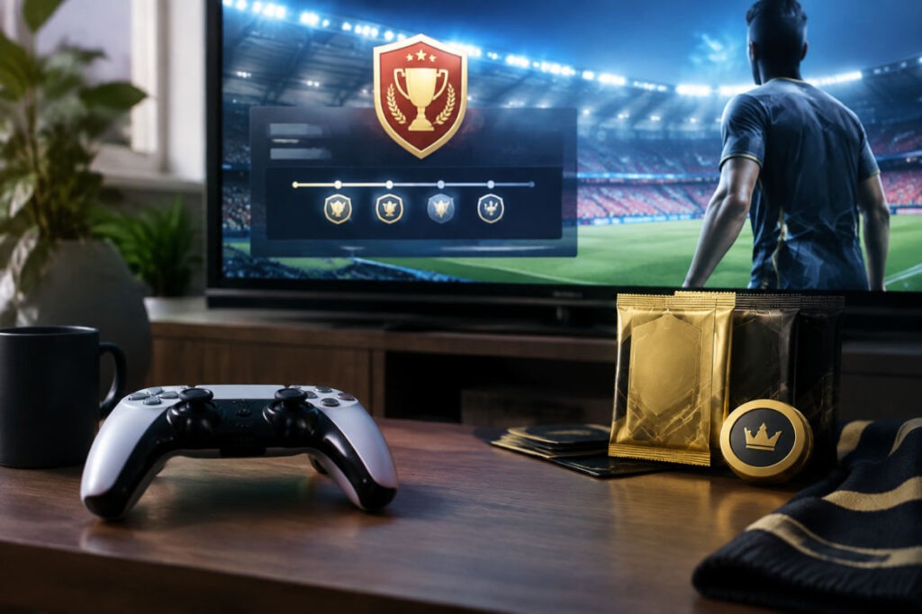 Écran de résultats de la FC 27 Weekend League avec récompenses Ultimate Team affichées