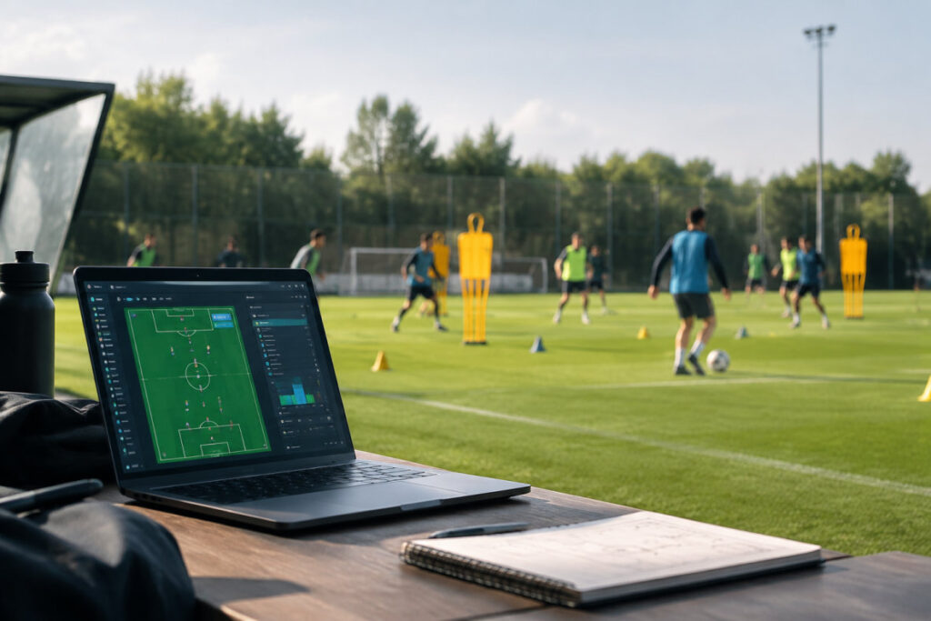 Écran du module Football Manager 27 entraînement avec les nouvelles options de séances